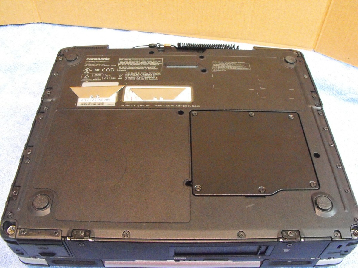 Black Panasonic Toughbook CF-31 MK5 2.3 500SSD GLOBAL GPS Backlit
