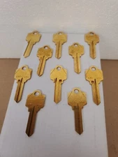 10 PACK Ilco Taylor Line AR1-BR ARROW Keys Blank New Ar1br  Made In USA  