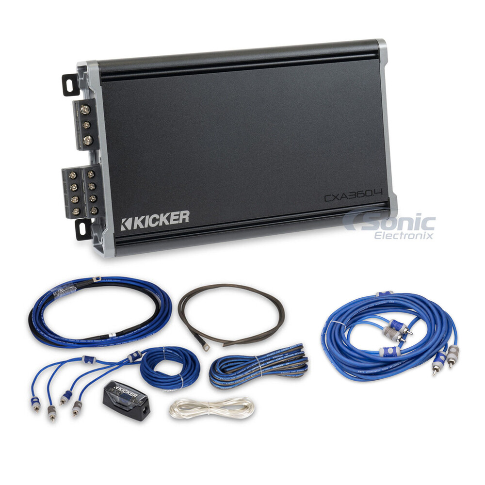 Комплект 4-канальных усилителей Kicker CX3604 360 Вт RMS класса D 54190₽