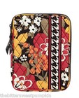 VERA BRADLEY~QUILTED L-ZIP E-READER SLEEVE~BITTERSWEET~FITS I-PAD MINI-ETC~BNWT!