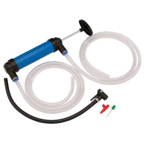 Draper Syphon Pump Oil Fuel Petrol Diesel Hand Water Transfer Inflator Kit 01082