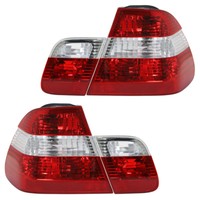 RüCkleuchten Heckleuchten FüR 3Er BMW E46 Limo Bj. 98-01 Rot Weiss
