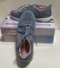 SKECHERS WOMEN  S FLEX APPEAL 3.0 MEMORY FOAM SLATE PINK SHOES SIZE 7.5