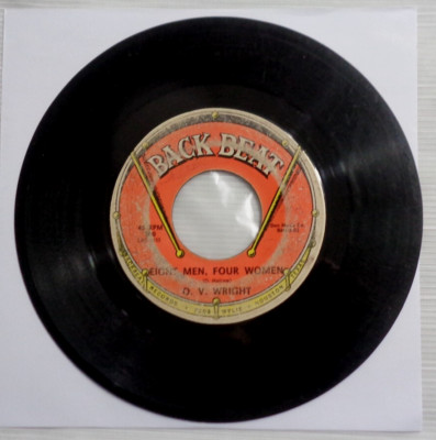 OV Wright Eight Men Four Women/Fed Up With The Blues 1967 Back Beat 580 Press G+