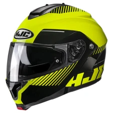 Helmet Modular Motorcycle HJC C91 Prod Yellow MC3H SIZE XS Yellow Flip Up Helmet