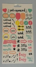 Let's Planner stickers Get Organized Weekend Noted Busy Month 263254