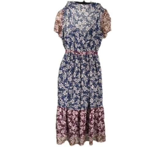 Anthropolgie One September Midikleid mit Blumenmuster XS - Bild 3 von 12