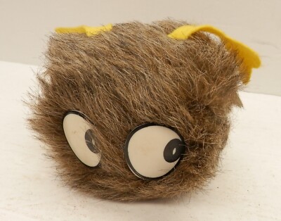Vintage Furball Toy w/Big Eyes About 3'' tall Alien Looking Pet Monster