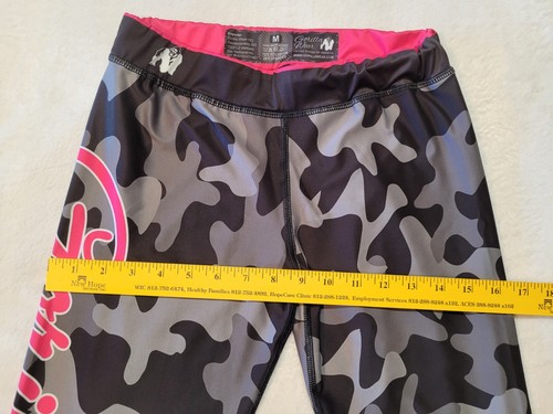 Gorilla Wear Camouflage Compression Tight–Black Leggings Workout Women's Size M - Picture 12 of 19