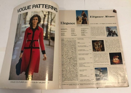 Elegance International Magazine Fall/Winter 1971-1972 - Fashion, Vintage, Nice - Picture 3 of 24