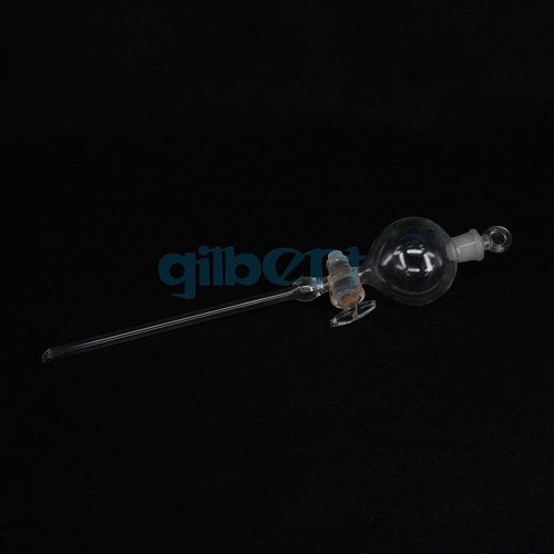60/125/250/500 ml embudo de goteo de vidrio de borosilicato en forma de bola y ventana de vidrio - Imagen 6 de 22