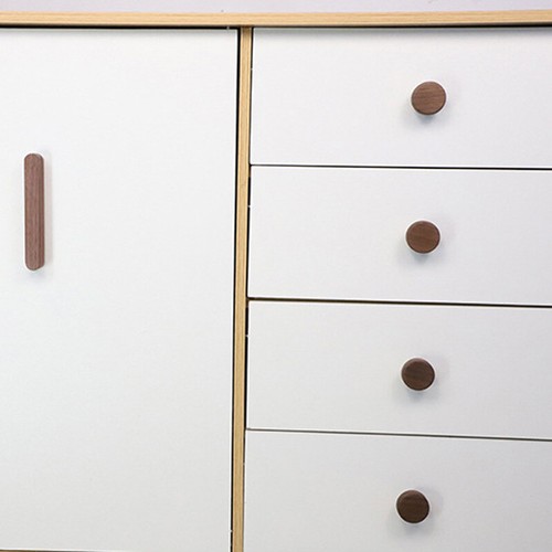 64-192mm Kitchen Cabinet Door Handles Wooden Handle Wood Knob Door Drawer Pull - Picture 19 of 33