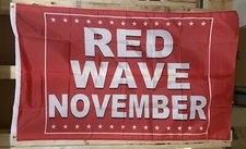 Republican Flag FREE SHIP Save America Vote Red Wave November Trump USA Sign 3x5