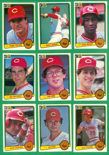 Donruss Cincinnati Reds Team Set 1983 casi nuevo/como nuevo Concepcion Seaver Bench Lesley - Imagen 2 de 3