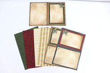 Creative Memories Holly Dazzle Journal Boxes  Photo Mats 84 pcs w/ Sleeves NEW