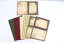 Creative Memories Holly Dazzle Journal Boxes & Photo Mats 84 pcs w/ Sleeves NEW