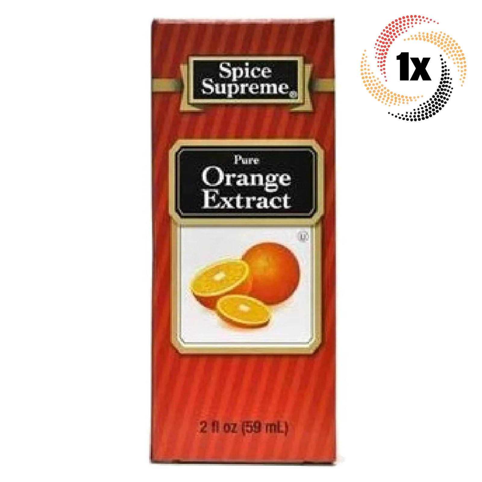 1x Упаковка Spice Supreme с экстрактом чистого апельсинового аромата 2 унции Быстрая доставка 2090₽