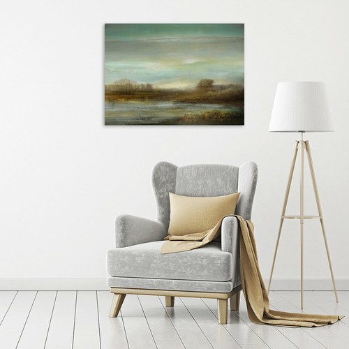 Stampa su Tela su Carta Poster o Quadro Corbin Kelly Mist on the Pond - Picture 2 of 2