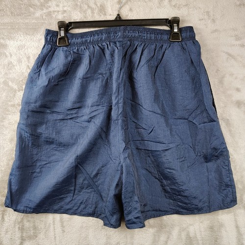 Pantaloncini irlandesi da combattimento vintage Notre Dame uomo grandi sportivi vero tifoso nylon blu - Foto 7 di 9
