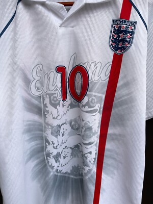 Vintage Fan shirt England Michael Owen 10 Football Kit Soccer