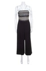 Alice + Olivia Beaded Strapless Women's Jumpsuit Size 4  Black — photo 4