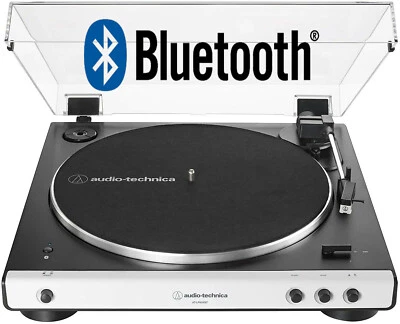 AUDIO TECHNICA AT-LP60XBT WHITE GIRADISCHI A CINGHIA BLUETOOTH BIANCO