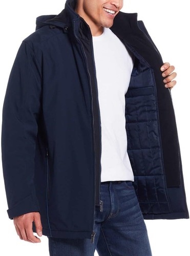 Wetterfeste Herren Ultra Tech Jacke (blau, S, M, L) - Bild 11 von 12