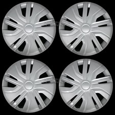 4 New 2006-12 Toyota Yaris 14 Hub Caps Wheel Rim Covers Snap On 4 Bolt Lug Hubs