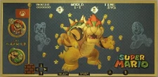 Super Mario Bros. Bowser King Koopa Novelty 24K Gold Foil Plated Note Bill XX021