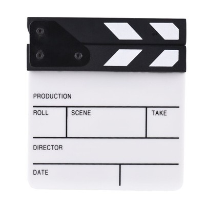 Acrylic Clapperboard Mini Clapper Board for Directors Assistants and Students