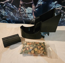 Aquarium Wasser Einfüllhilfe Schiffchen Set klein + 100g Tablettenmix 13 Sorten