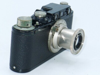 Leica II Model D Black Leitz Wetzlar Rangefinder Camera c.1932