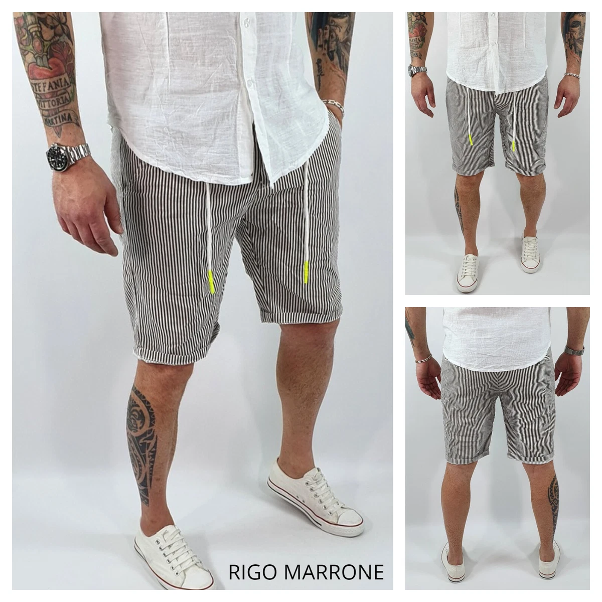 pantaloncini cotone uomo
