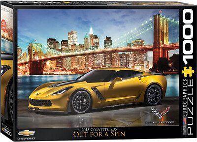 2015 Corvette Z06 ''Out For A Spin'' Jigsaw Puzzle 1000 Pieces