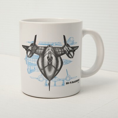 Smithsonian SR-71 Blackbird Coffee Mug - Lockheed Turbojet Aircraft