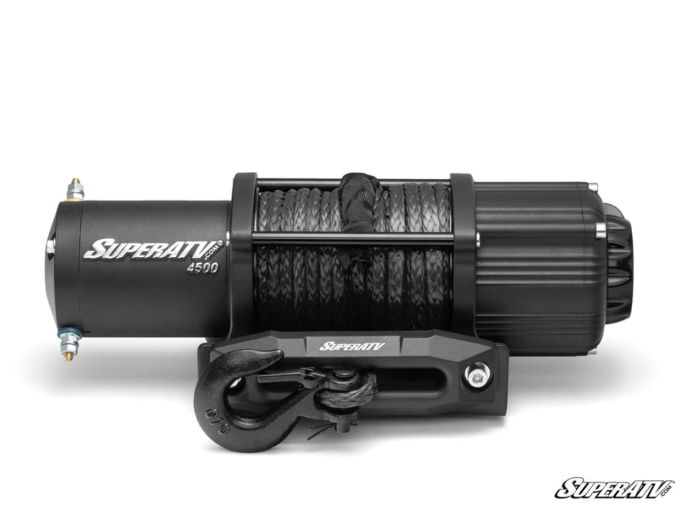 SuperATV resistente 4500 lb. Cuerda sintética ATV UTV cabrestante - con control remoto inalámbrico Foto 2 de 4