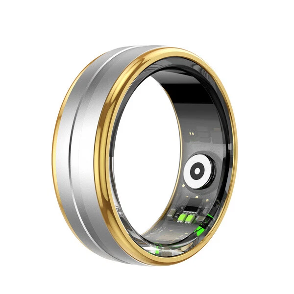 Neuer Smartring SR06 Silber&Gold, Größe 9 / 21