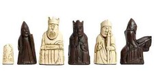 The Isle of Lewis Antiqued Chess Pieces