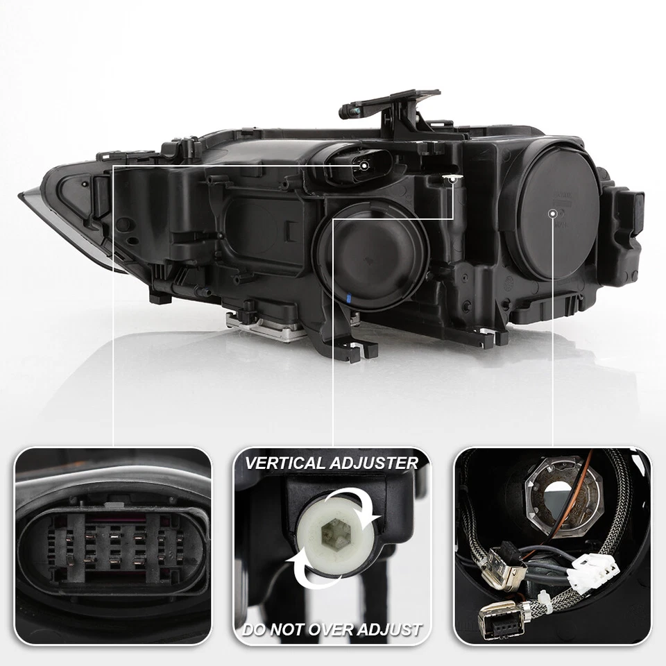 Faro proyector lado pasajero Audi A4 2013-2016 HID/Xenón no AFS Foto 3 de 4