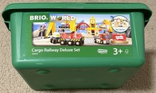 BRIO 33097 Cargo Railway Deluxe Set 54 Pieces 
