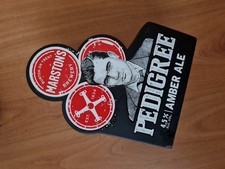 Pedigree Amber Ale Beer Pump Clip Front Badge