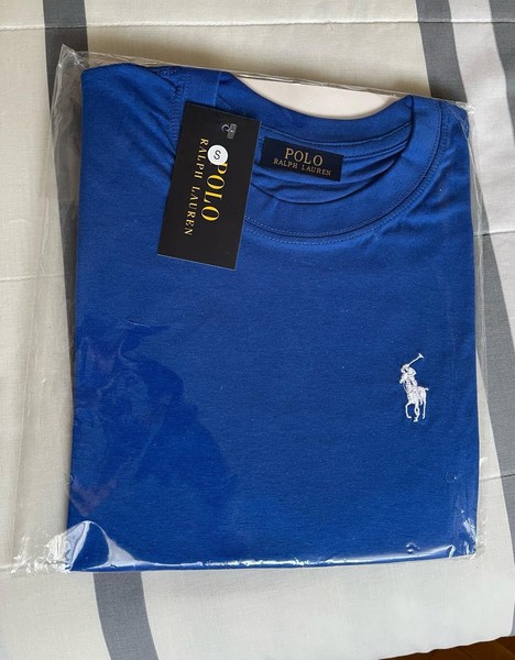 Camiseta Ralph Lauren Azul Hombre