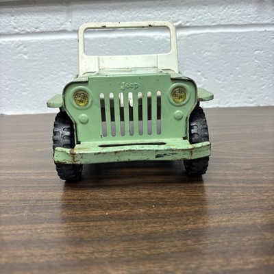 Vintage 1965 Tonka Toys Outdoor Living Light Green Jeep Runabout