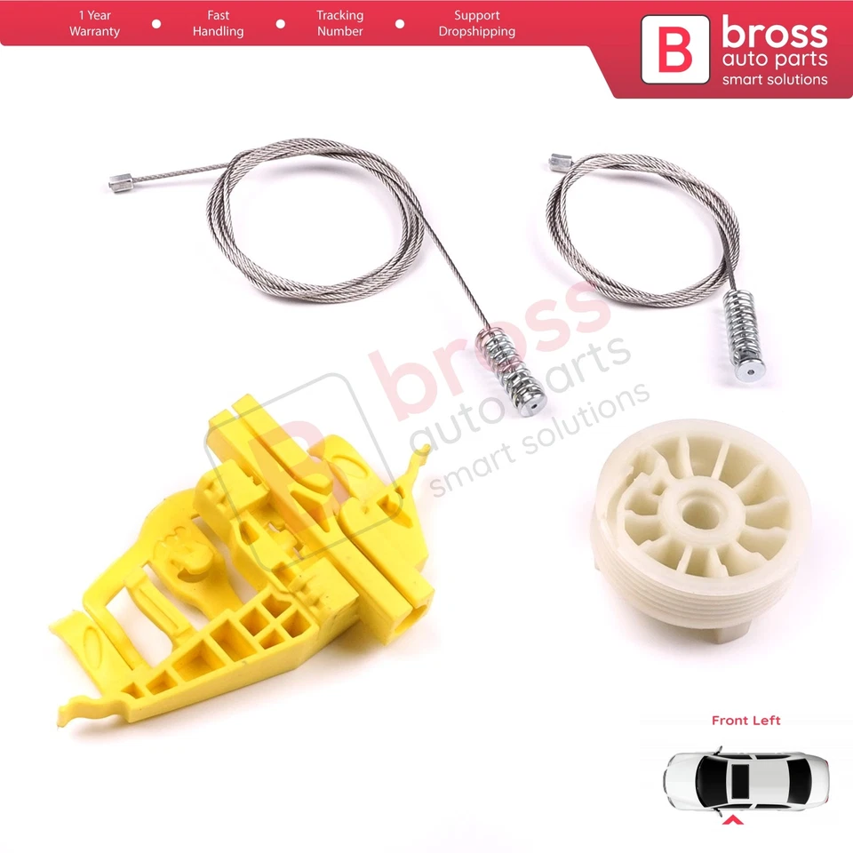 Window Regulator Repair Set Front Left for Ram ProMaster City 2015-2022 4-Door - Imagem 3 de 4