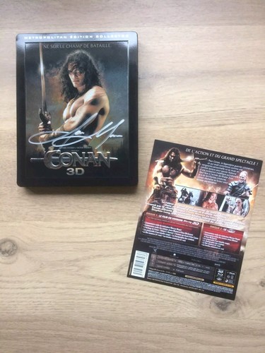 Conan, 2 Disc Limited Collector's Edition Steelbook, 3D, 2D Blu-Ray + DVD Signed - Picture 8 of 10