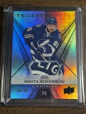 2016-2017 UD Trilogy Hockey Club Patch Nikita Kucherov 64/66