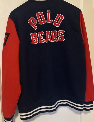 Polo Ralph Lauren Jacket Varsity Bears baseball Letterman Size XL (18~20) teen - Picture 5 of 5