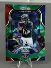 2025 Panini Prizm Caleb Williams #5 Green ICE Prizm Global Reach Chicago Bears