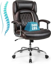 Big and Tall Office Chair 500 LBS, High Ba Executive Office