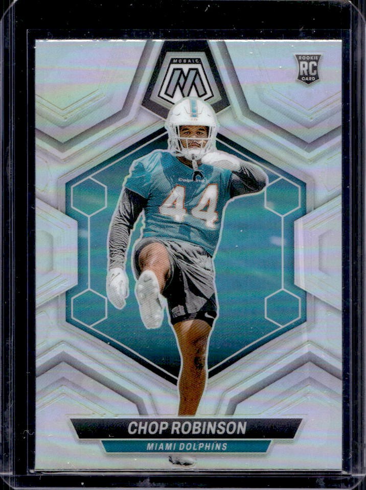 2024 Mosaic Chop Robinson RC Silver Prizm Rookie #321 Dolphins